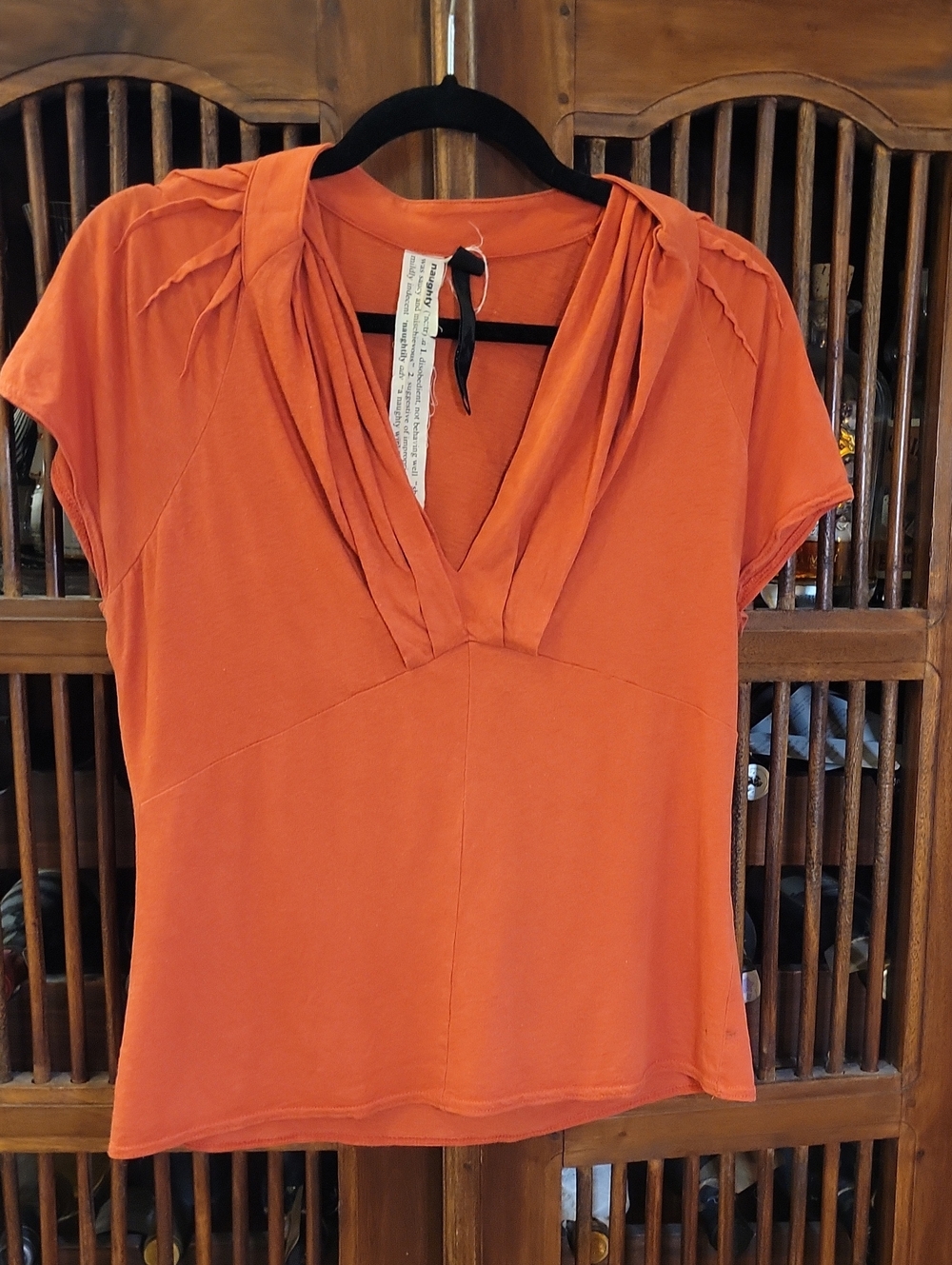 Fitted Coral T-shirt by Naughty